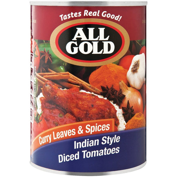ALL GOLD Indian Style Diced Tomatoes 410g