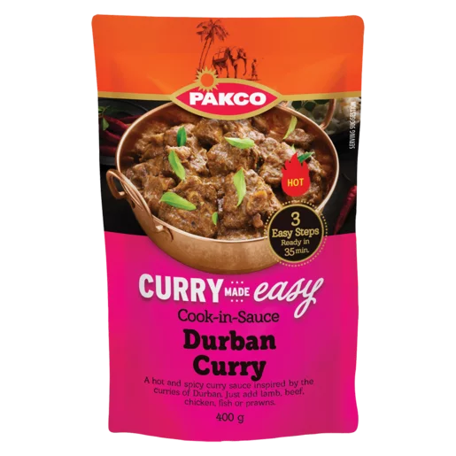 Pakco Durban Curry Cook-In-Sauce 400g