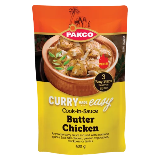 Pakco Butter Chicken Cook-In-Sauce 400g