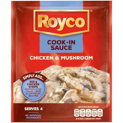 Royco Chicken & Mushroom Instant Cook-In-Sauce Pack 41g