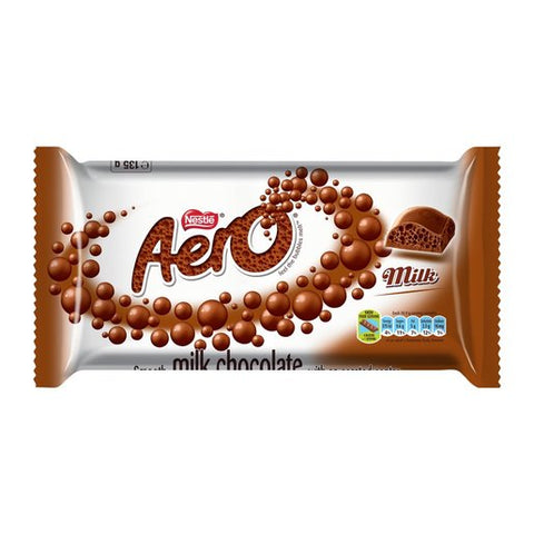 Nestlé Aero Milk Chocolate Bar 40g