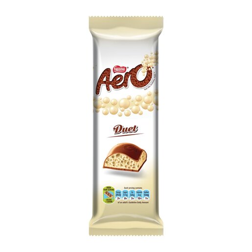 Nestlé Aero Duet White & Milk Chocolate 80g