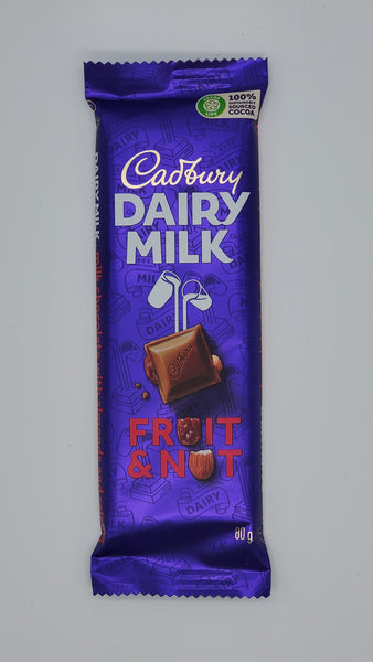 This Cadbury Dairy Milk Fruit & Nut 80g