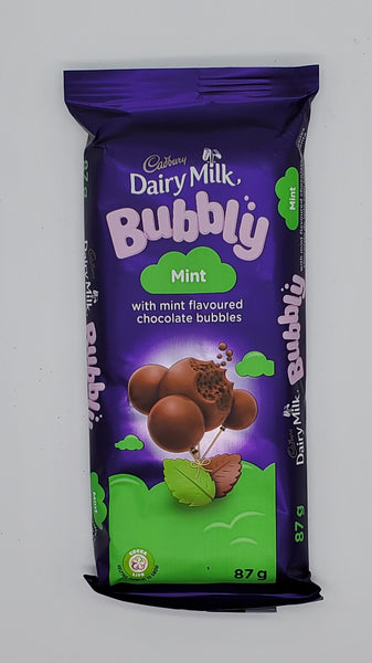 Cadbury Dairy Bubbly Mint 150g