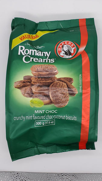 Bakers Romany Creams Mint 500g