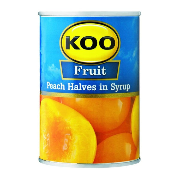 Koo Fruit - Peach Halves in Syrup 410g