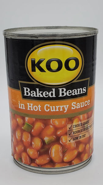 Koo Baked Beans in Hot Curry Sause