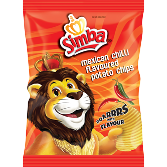 Simba Mexican Chilli Chips 125g